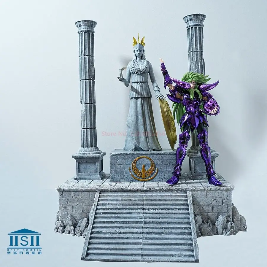 In Stock Saint Seiya Sacred Clothing Myth Scene Accessories Athena Idol Platform Roman Column Animation Peripheral Gift