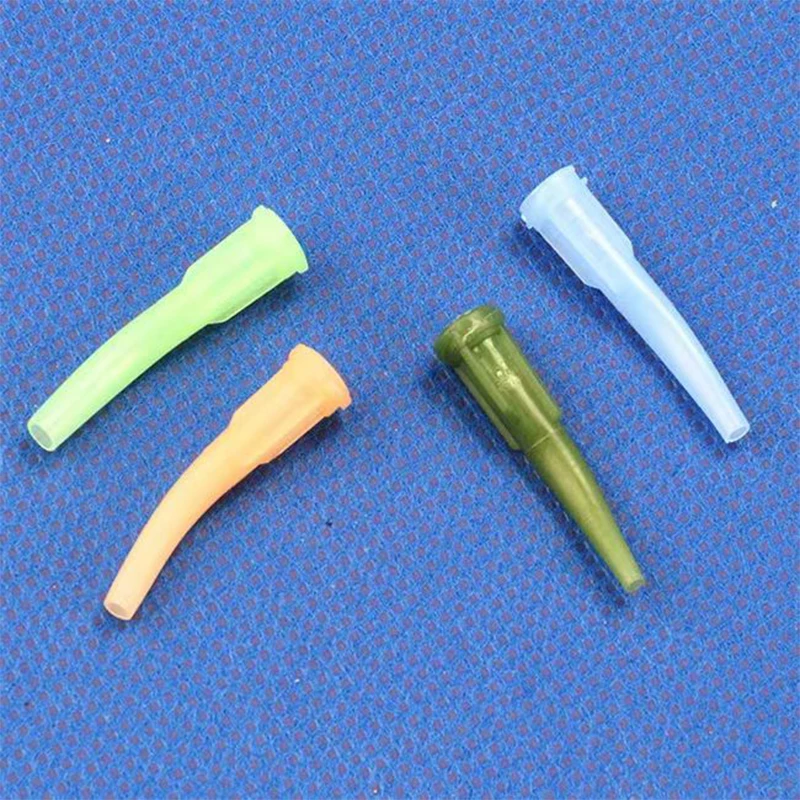100pcs 10G to 27G TT  tapered 30 degree bend dispensing needle tips