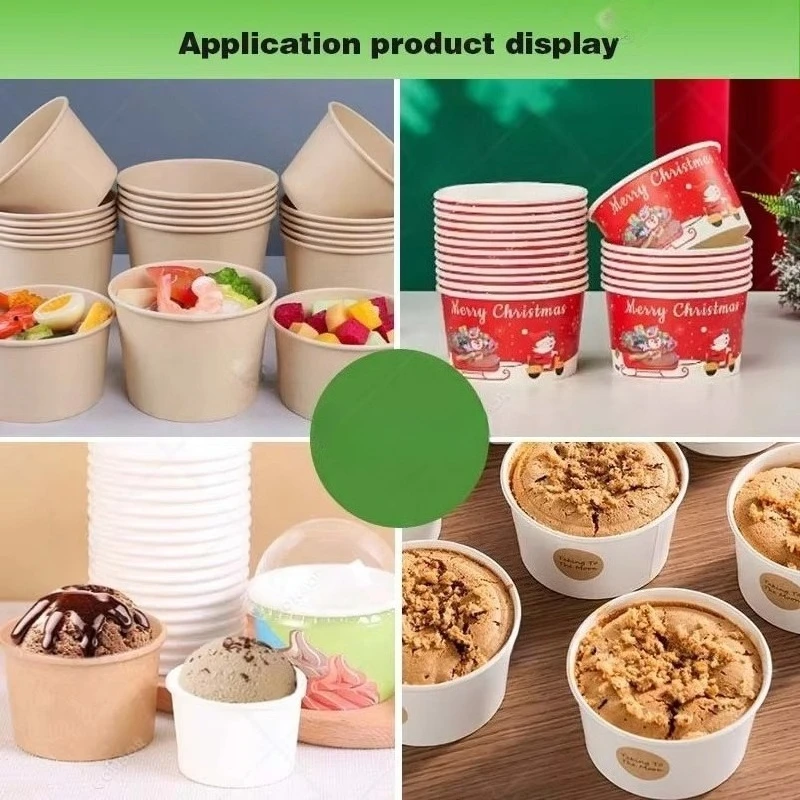 Manufacture China Square Size Kraft Soup Salad Disposable Rectangular Paper Soup Bowl Make Machine