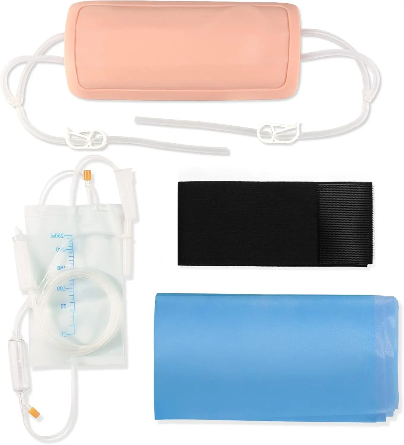 Medarchitect IV Practice Trainer Kit Pad Wearable Phlebotomy Venipuncture Injection Simulation for Medical Student Course Nurse