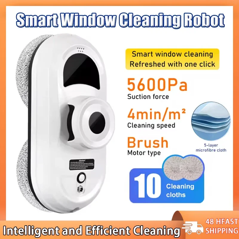 

Electric Windows Washer Glass Cleaner Window Cleaner Robot Vacuum Cleaning Remote Control For Home Cleaning Anti-Fall