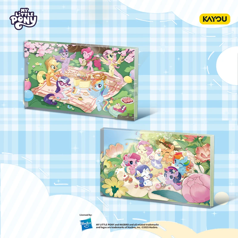 

Коллекционная коробка MLP My Little Pony KAYOU, официальная серия Forest Adventure, карты Friendship Forever TCG, значки, подарочная коробка для альбома