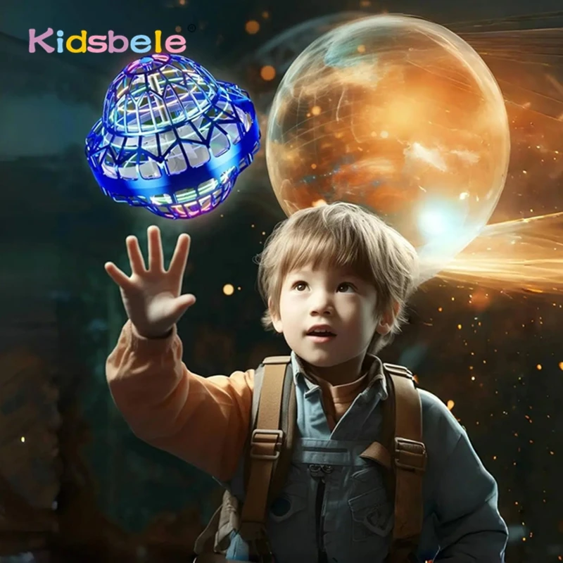 أطفال تحلق الكرة لعبة ماجيك ذكي الاستشعار العائمة الغزل UFO شكل تحلق الكرة الصيف داخلي لعبة للهواء الطلق هدية عيد ميلاد