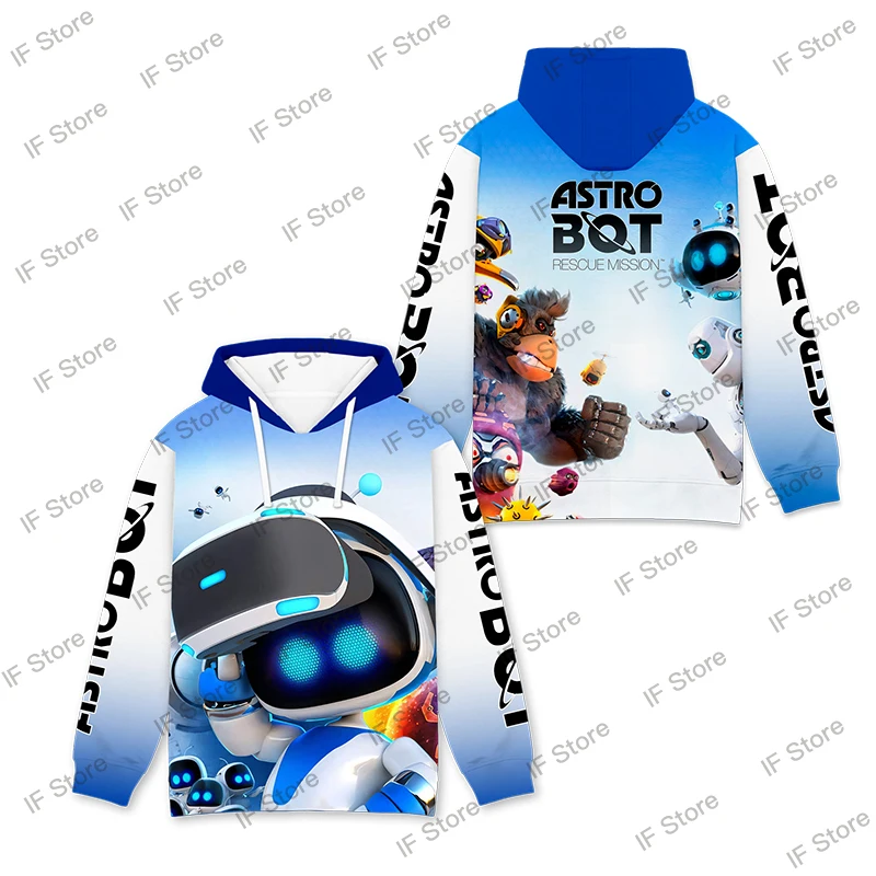 2025 ASTRO BOT New in  Hoodie Sweatshirt Personality Men Women's Hip Hop 3D Clothes Fashion Streetwear  Y2K Kawaii Kids Pullover