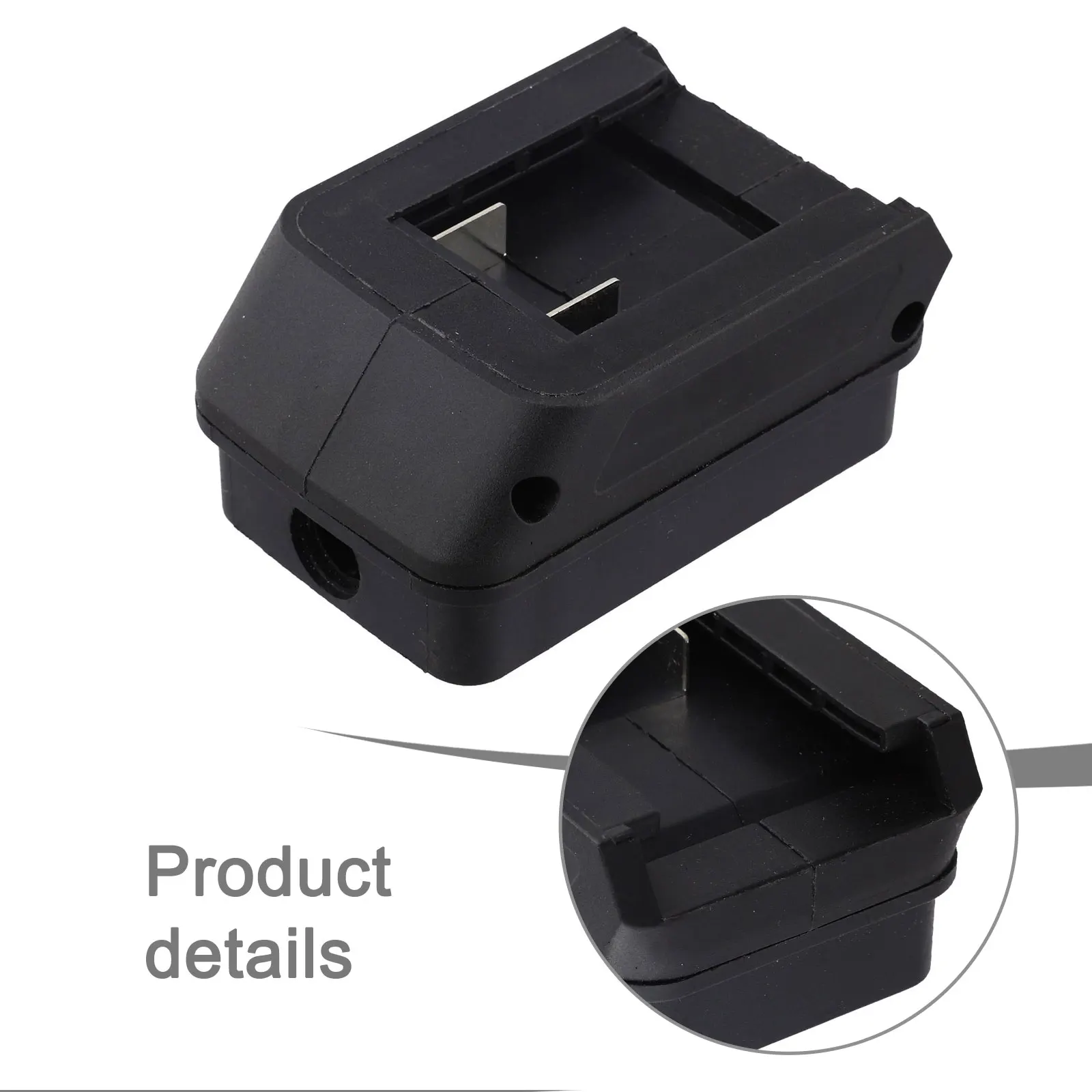 Black Plastic 18V Li-ion Battery Adapter Connector For Dayi 2106 Electric Power Tools Replacement Terminal Block DIY Parts