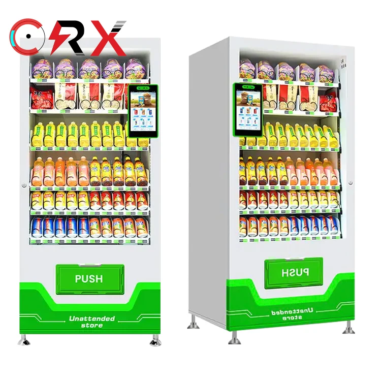Cashless Vending Machine QR Code Payment Vending Machine for Snacks and Drinks