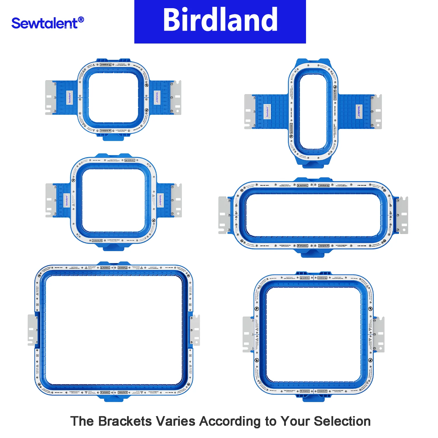 Birdland RP1201 12 neddle single head embroidery machine with Sewtalent Magnetic Mighty Hoop Embroidery machine Hoop MaggieFrame