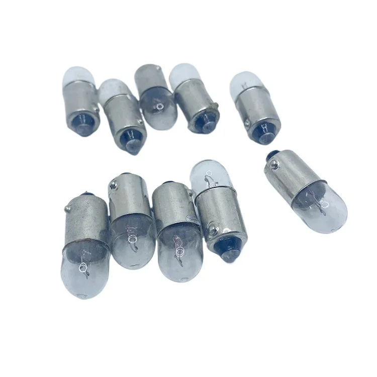 10pcs for Motorcycle Single Contact Fog Bulb T10 Small Instrument Bulb Wide Bulb Socket 12V 3W Fog Light image 3