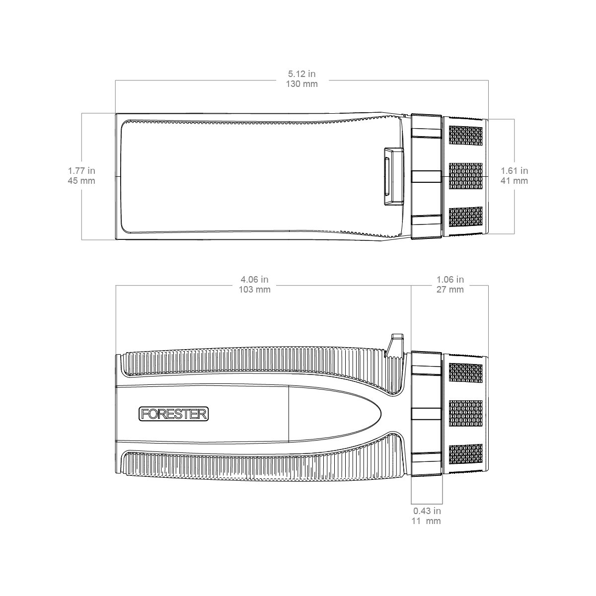 Vector Optics Forester 8x32 منظار أحادي العدسة مع عدسة متعددة الطبقات بالكامل، حجم جيب للاستخدام بيد واحدة للصيد في الهواء الطلق.