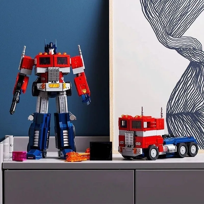 

New MOC Robot Car Model Home Decor Building Blocks Boy's Holiday Gift Robot Assembly Brick Model Toys for Boy Kids Birthday Gift