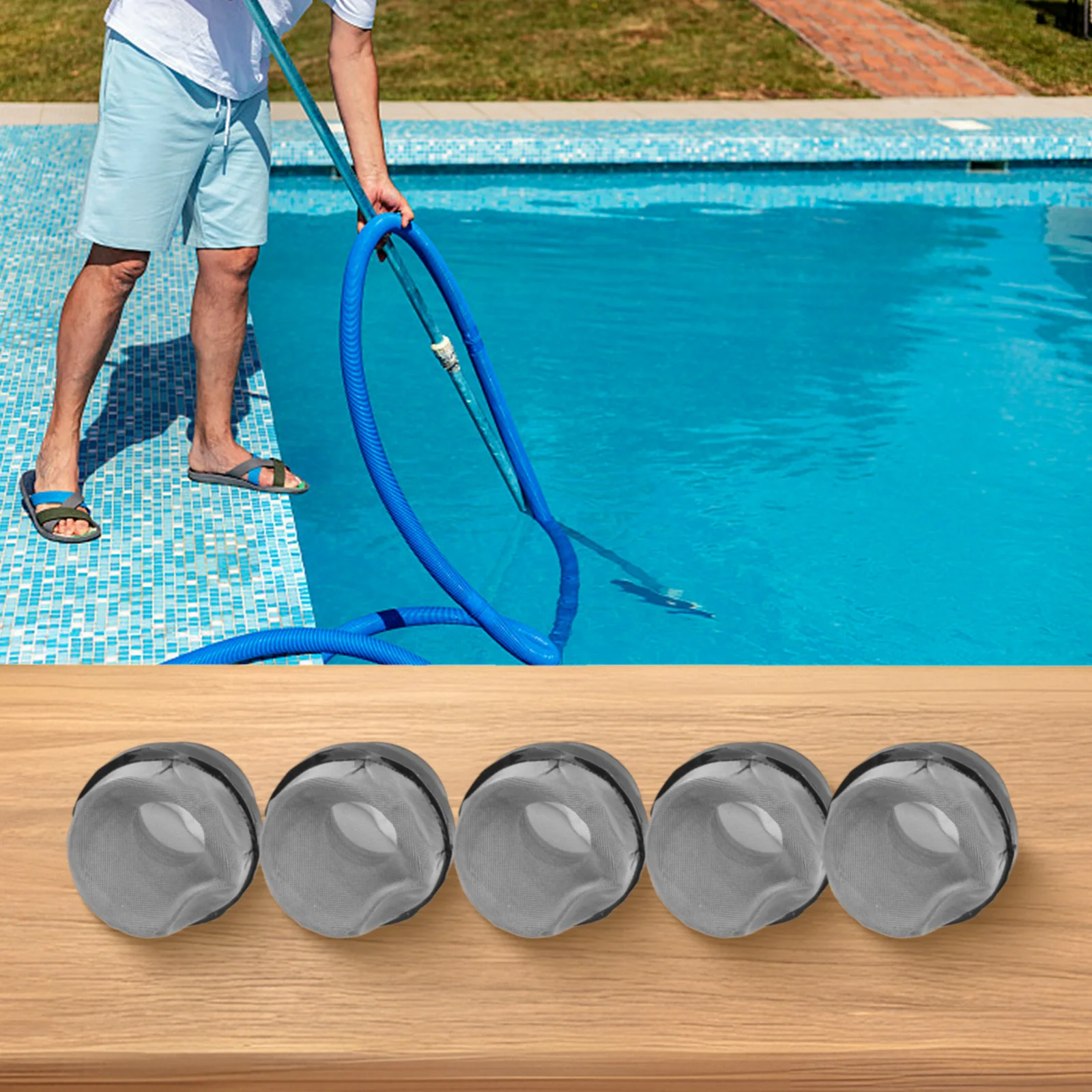Easy Installation Clean Filter Pool Maintenance Equipment Upgrade 1.4inch Clean Filter For Easy Installation Machine 5-Piece Set