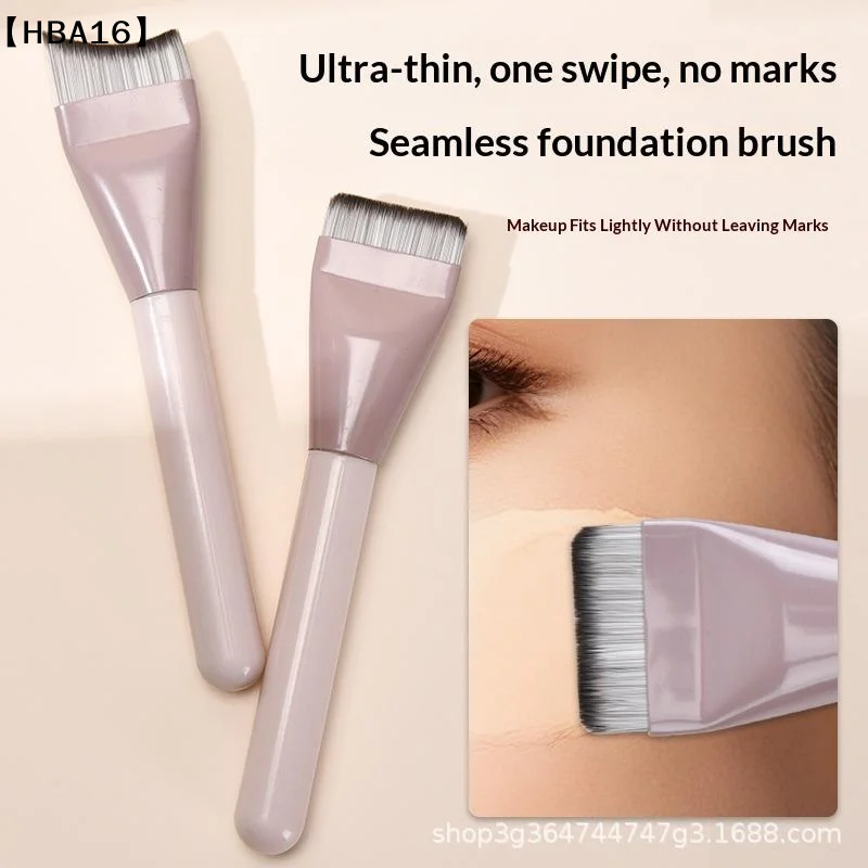 〔HBA16〕Zestaw do makijażu: pędzel do podkładu, paleta, czarna gąbeczka do pudru, narzędzie do mieszania kremu podkładu, narzędzie do makijażu paznokci, kosmetyki do makijażu