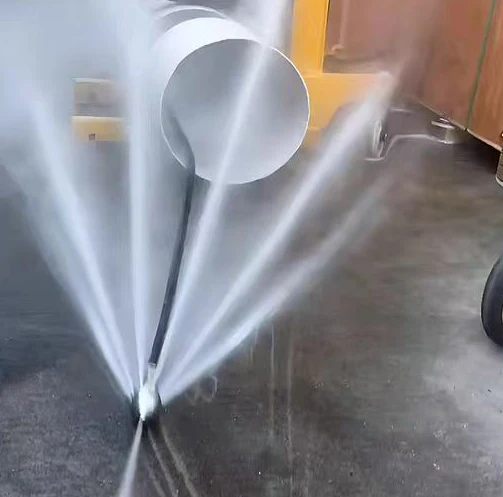 ماكينة تنظيف المجاري ذات الضغط العالي الثقيلة بمحرك 55 حصان جديدة 180 بار 115LPM درجة صناعية #4