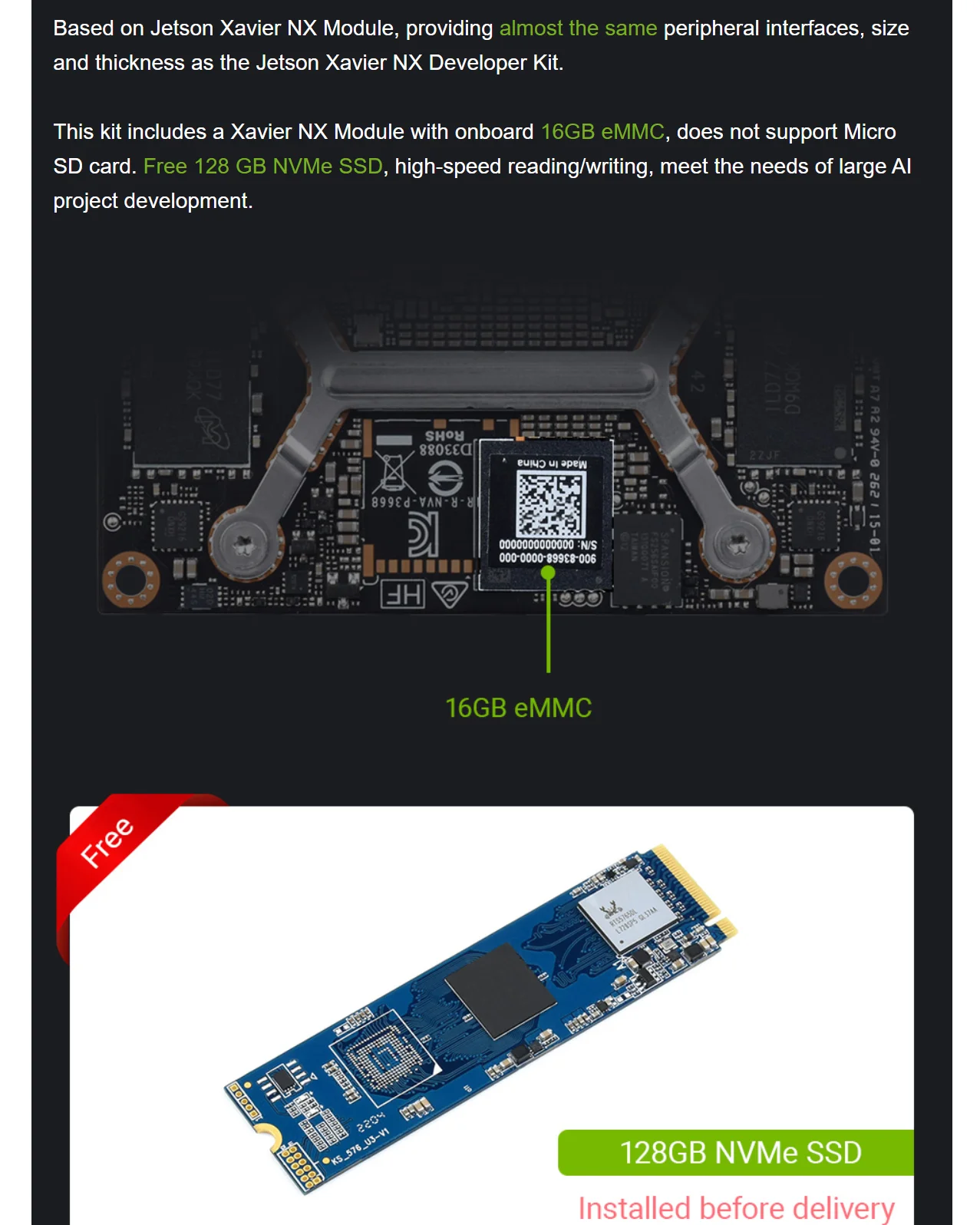 Макетная плата Jetson Ксавье NX AI, макетная плата Waveshare NX на основе Jetson Ксавье NX Dev Kit