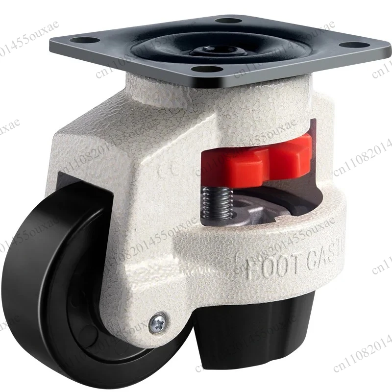 Heavy Duty Lead Screw Adjustable Swivel Leveling Caster Wheel Load Bearing Support Leveler Castor