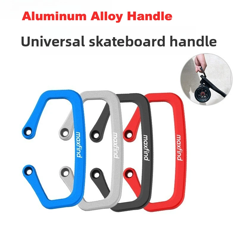 handle-maxfind-electric-skateboard-universal-skateboard-carrying-handle-for-maxfind-four-wheel-skateboard-aluminum-alloy