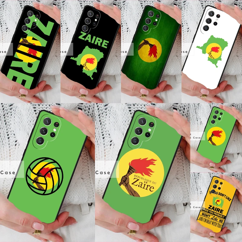 Zaire Flag Phone Cover Case for Samsung Galaxy S26 Ultra S20 FE Note 10 S24 S23 S21 S25 Plus S22