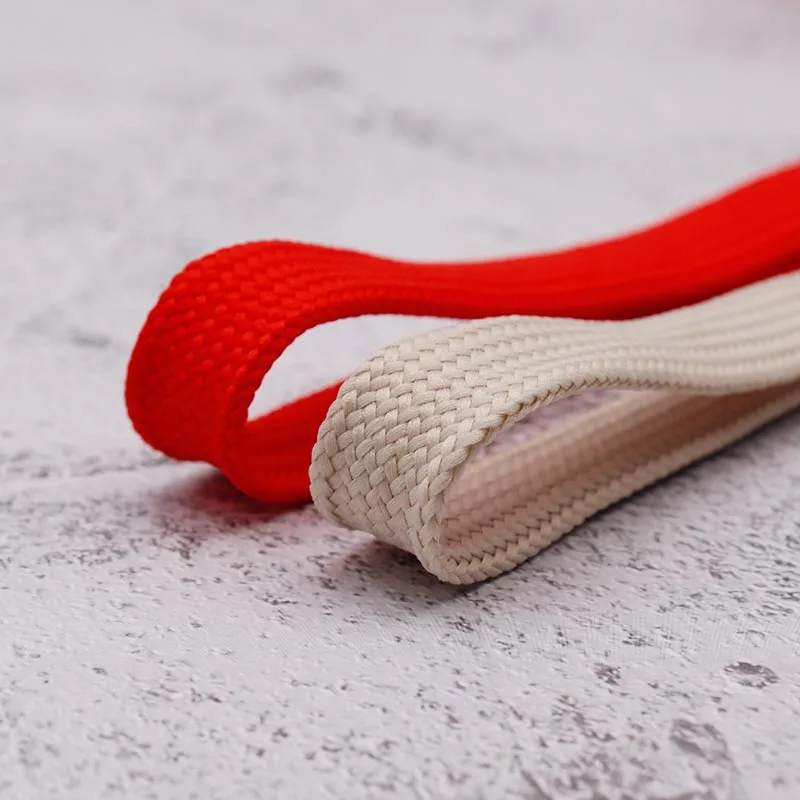 Coolstring Extro Wide 18mm Width Double Layer Laces Solid Color Flat Shoes Strings for Air Sneaker Queen Force Fat Shoelaces
