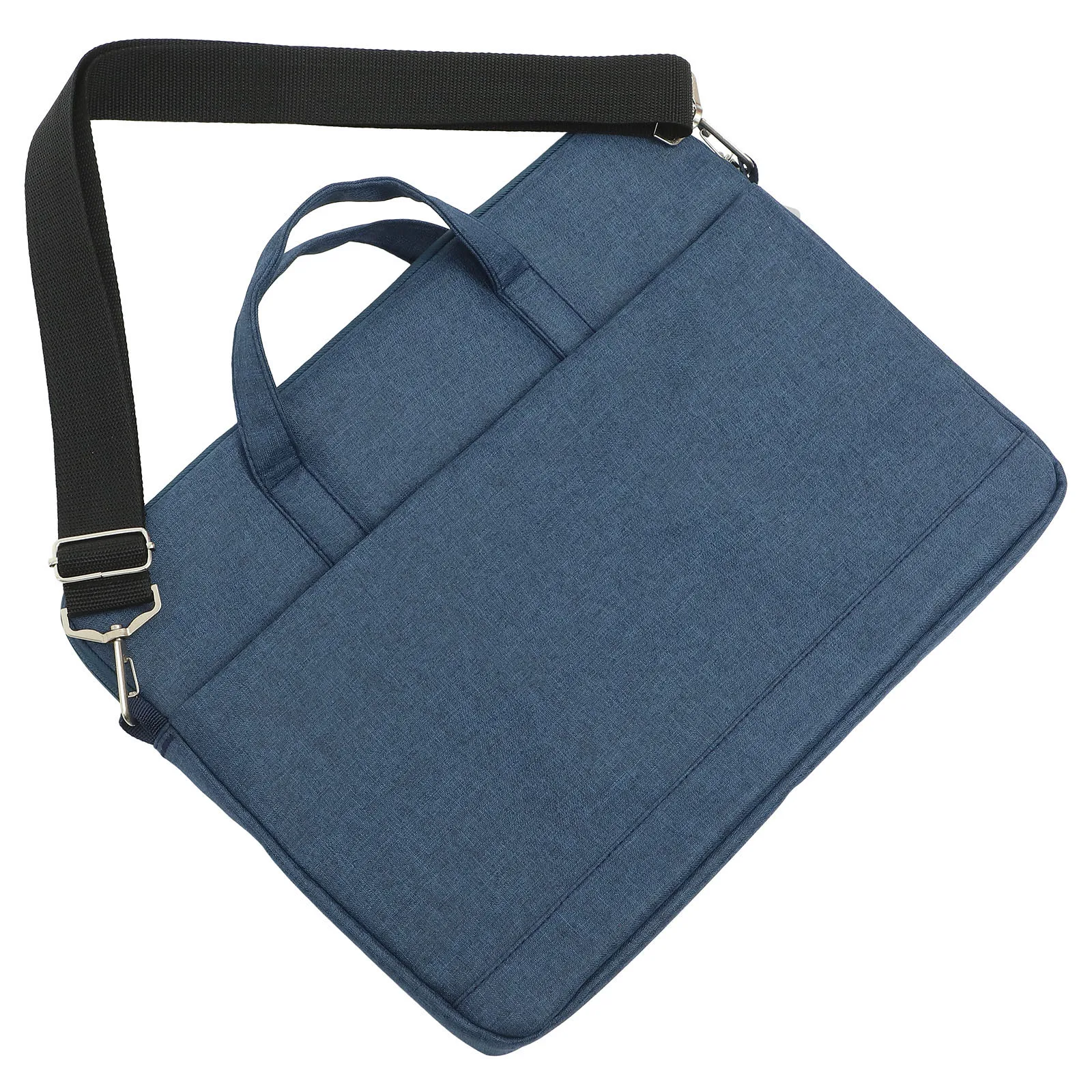 

Laptop Bag 15.6 Inch Notebook Case Black Shoulder Oxford Cloth Lightweight Portable Scratch Resistant Computer Bag Women Pouch