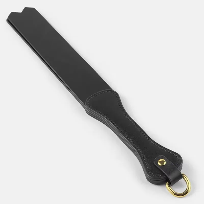 

35 см двухслойный конский кнут из искусственной кожи, укрепляющая ручка с заклепками, укороченные кнуты для вечеринок