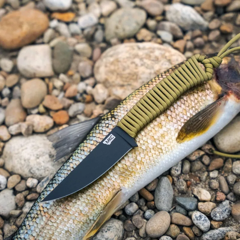 SPEEDGOAT 2.0 MKC Outdoor Fixed Blade Knives 440C Blade Nylon Rope Handle Outdoor Camping Fishing Cutter Multi-tool