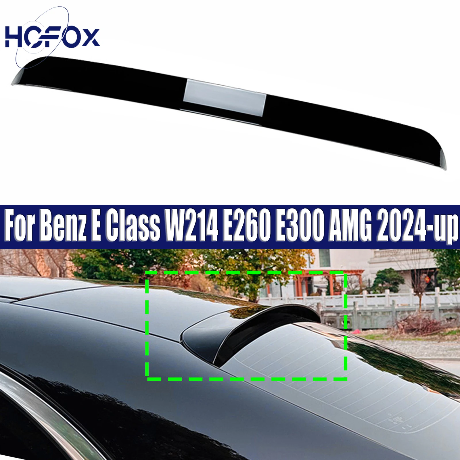 

Car Rear Trunk Lid Boot Ducktail Spoiler Wings Tuning Accessories Part For Mercedes Benz E Class W214 E260 E300 AMG 2024-2025