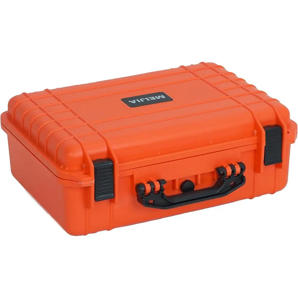 All-Weather Portable IP67 Waterproof Hard Case for Cameras, Drones, Pistols, Lenses, and Equipments - 18.5 x 14.06 x 6.93 inches