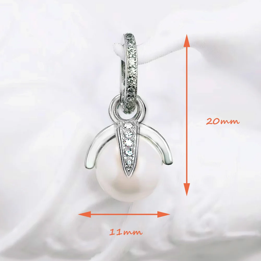 Anhänger Süßwasserperle Kugel Brandneuer Modeschmuck Europa Accessoires Romantisches Geschenk für Frauen – Detail 2