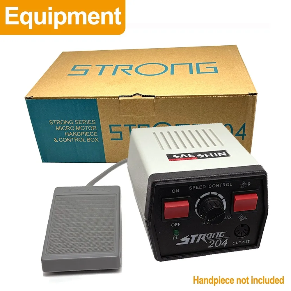 Dental Micro Motor Electric Drill 35000rpm Strong 204 Dental Professional Sanding Machine Dental Equipment