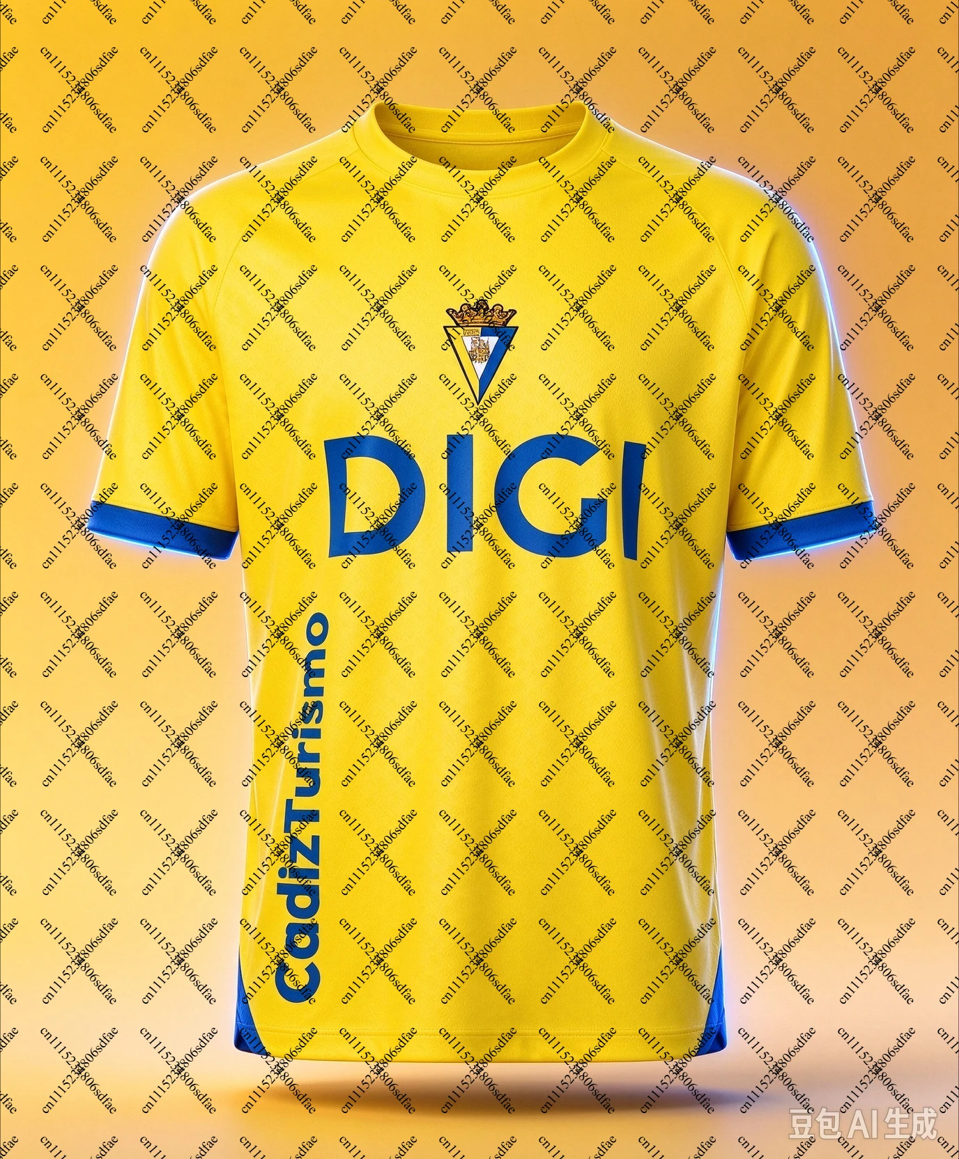 26‑27 Cadiz Football Jersey Shirt, Men Summer New Camo Print Soccer T‑Shirt, Training Breathable Quick Drying Sweatshirt