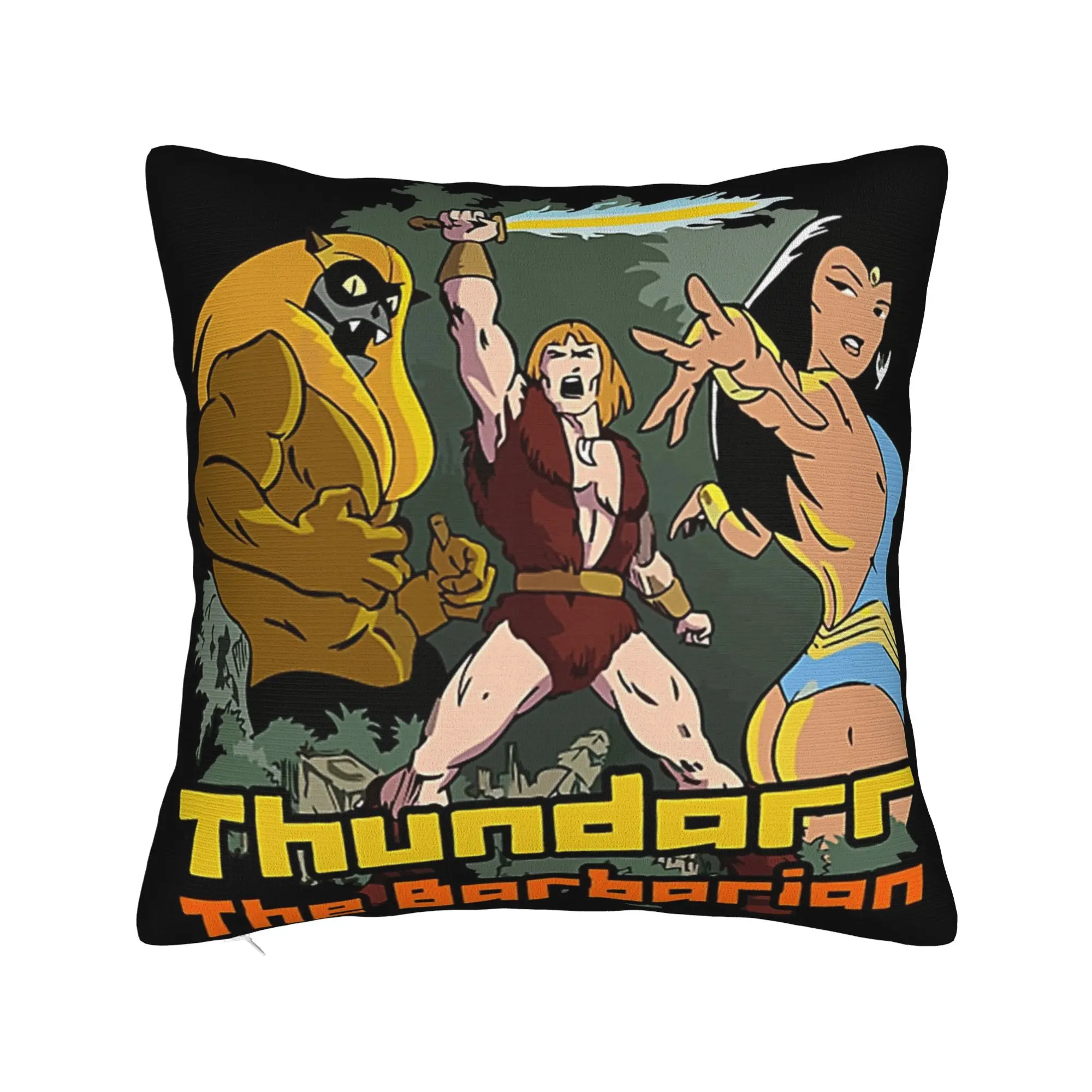 Thundarr the Barbarian Pillowcases Merch Printing Cushion Cover Decorations  Throw Pillow Case Cover Home Multi-Size