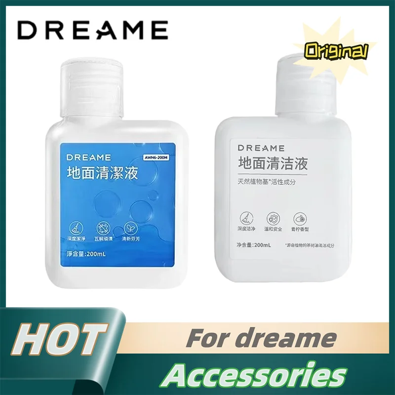 Original Dreame Cleaning Solution 200ml for X50 Ultra / X30 Ultra/ X40 Ultra/ L10s Pro Ultra Complete Cleaning Fluid Accessories