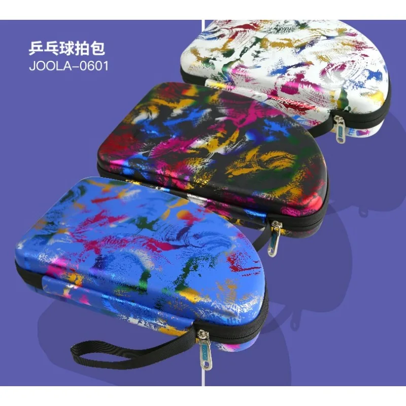 JOOLA Hard Shell Table Tennis Racket Case Rackets Storage Bag Waterproof Professional Ping Pong Racket Bag  Holds 2 Rackets
