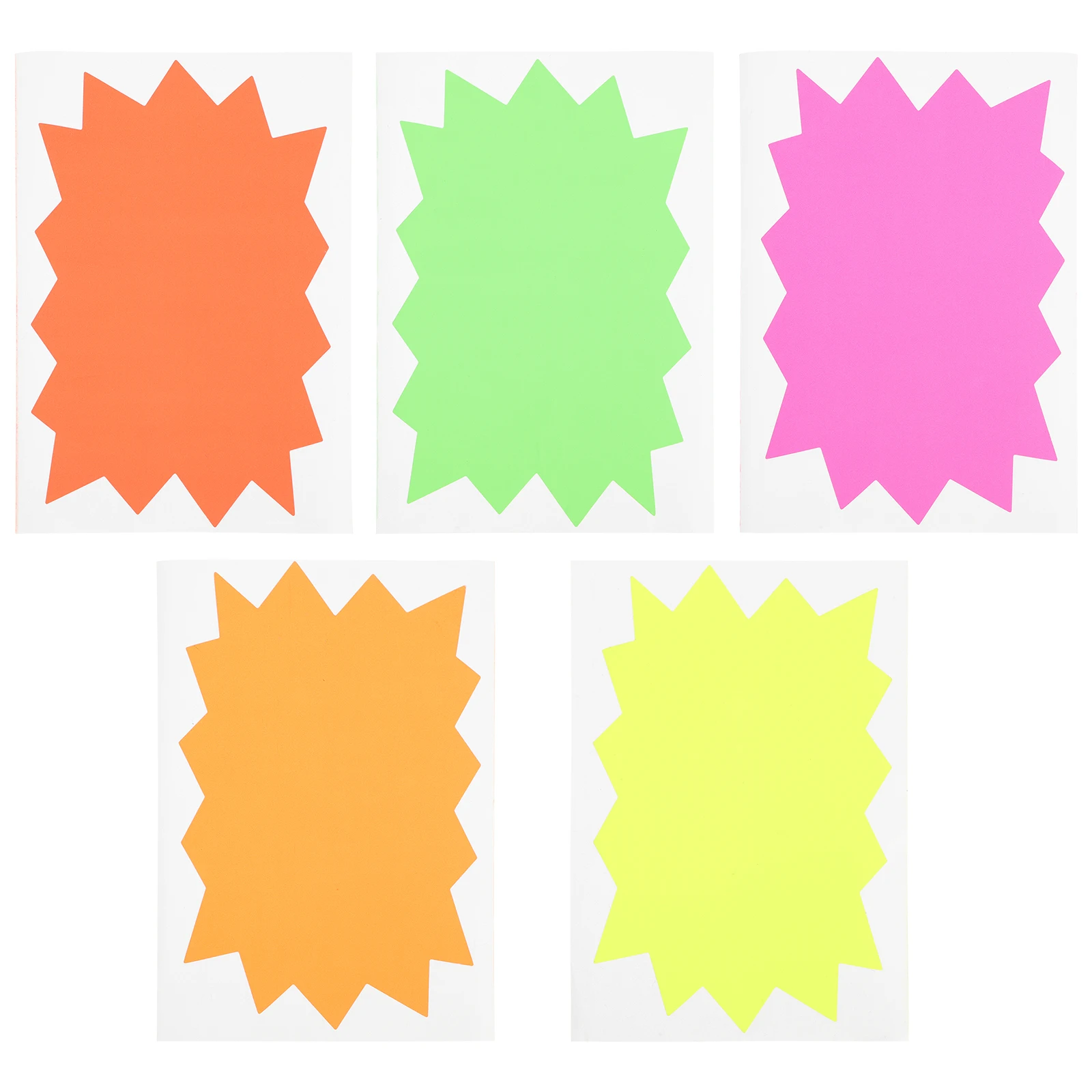 

Fluorescent Label Stickers Bright Adhesive For Gift Bag Decoration Diy Craft Price Tags Self-Stick Folder Labels