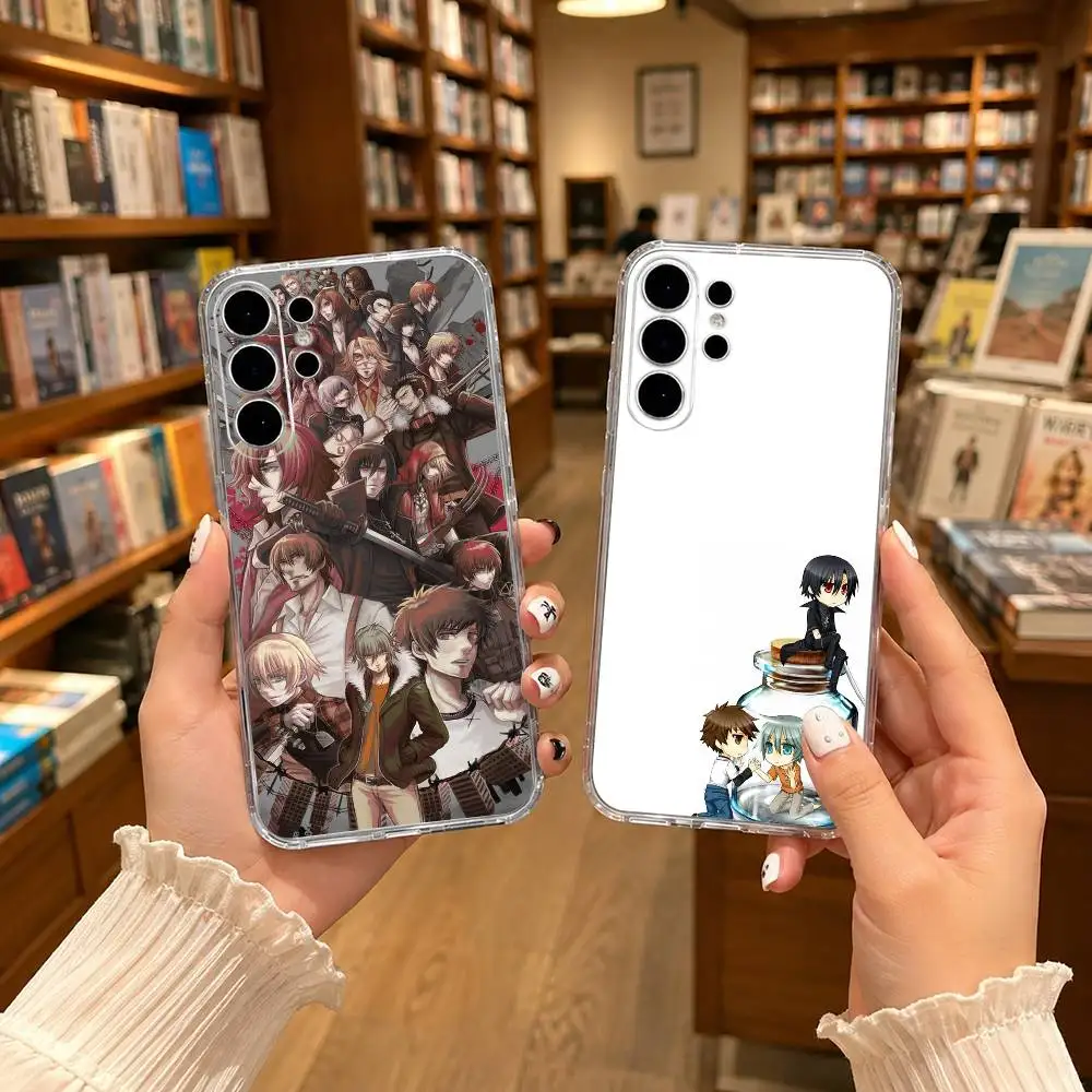 Action T-Togainu no Chi Phone Case For Samsung S25,S24,S21,S22,S21,S20,S10,S9Ultra,Plus,Fe,Lite Transparent Cover