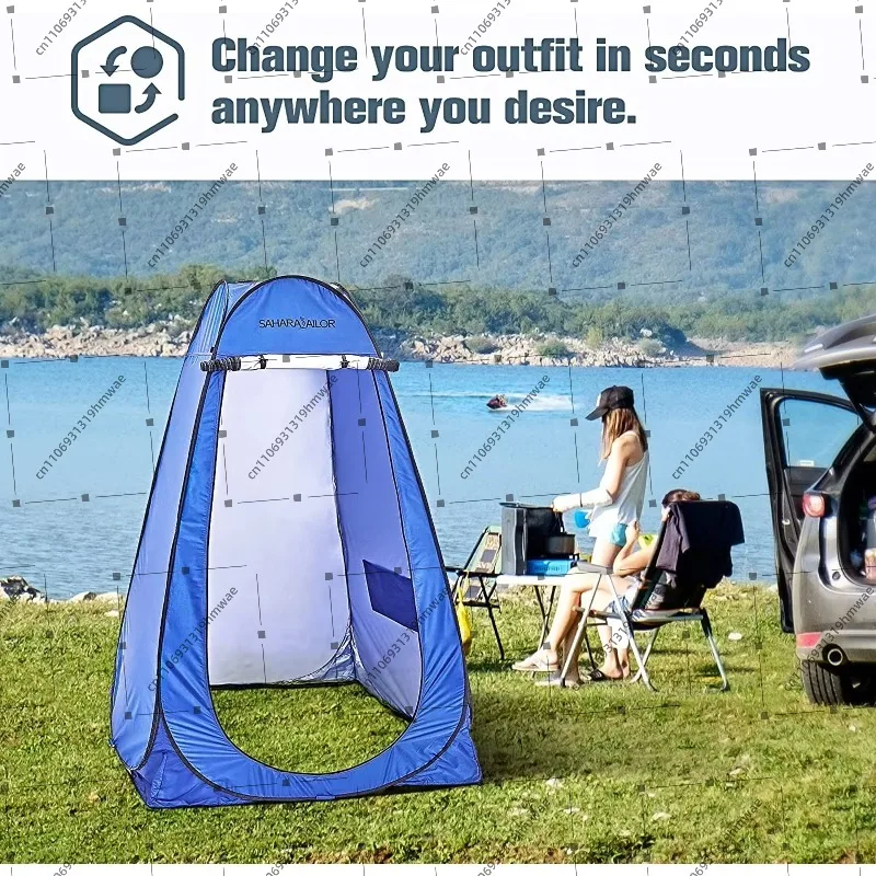 Tenda da doccia esterna portatile da marinaio Accessori da campeggio Tenda da privacy Spogliatoio simile al bagno di famiglia Design pop-up da campeggio
