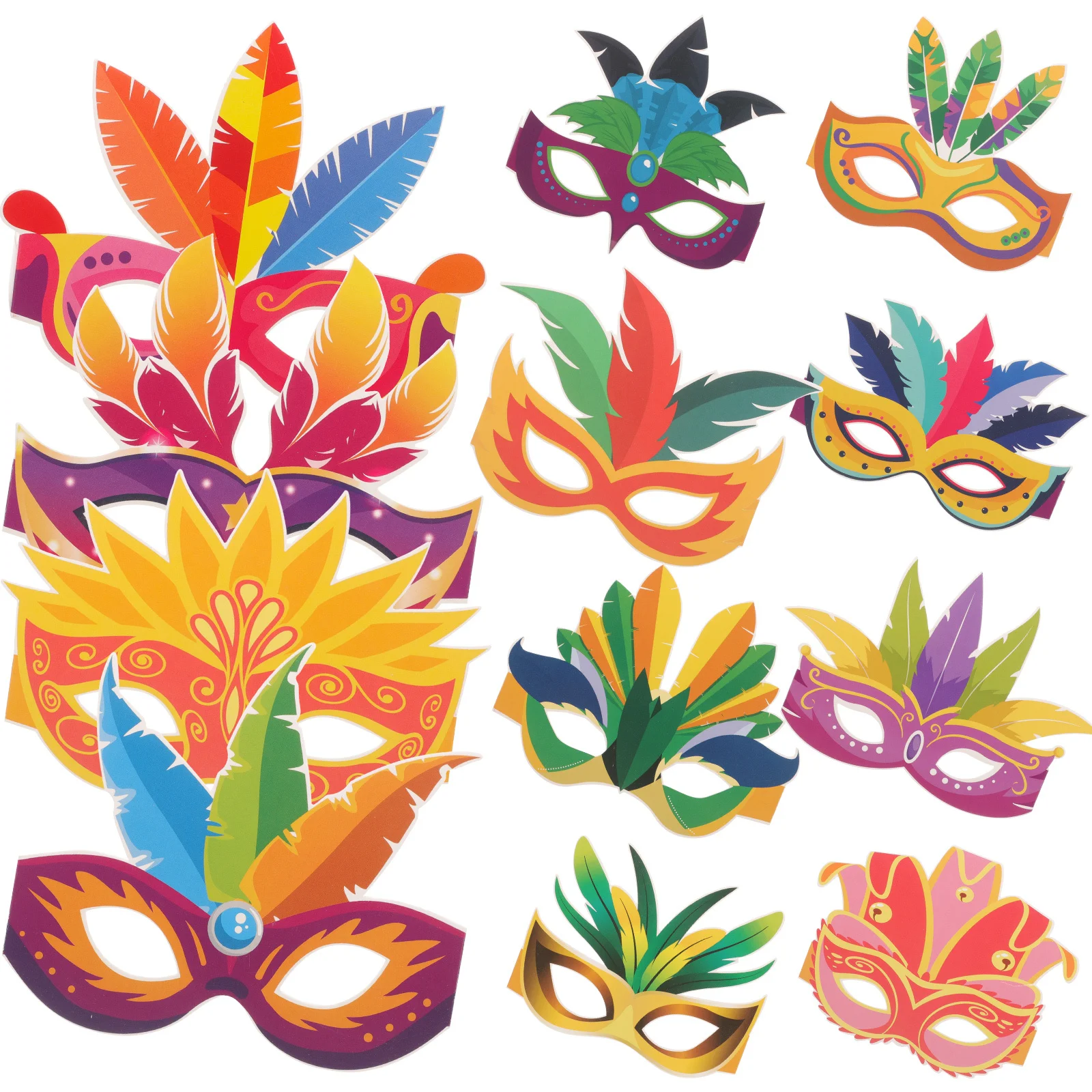 

12Pcs Paper Eyeglass Props Novelty Carnival Party Glasses Funny Creative Festival Photo Booth Accessories Carnival Sunglasses