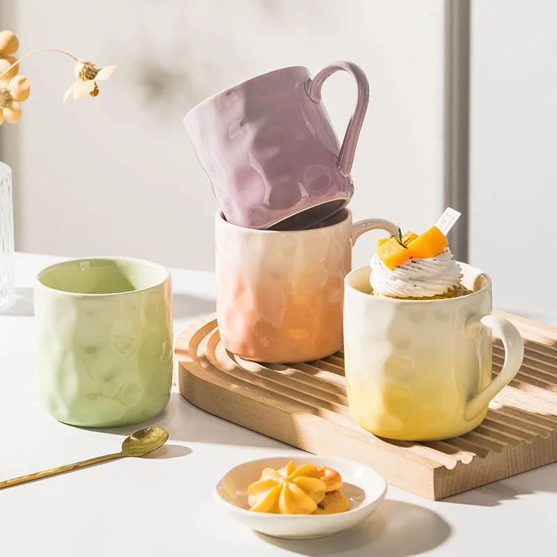 High Aesthetic Value Cerc Coffee Mug Couple's Cup Creative Breakfast Coffee Cup for Girls Ciwalk ort Sve T-irt