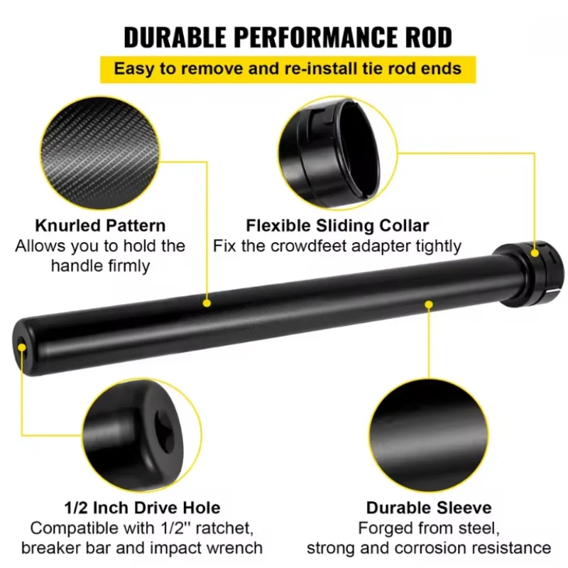 ชุดเครื่องมือถอดแกนพวงมาลัย SucceBuy 12 ชิ้น พร้อมอะแดปเตอร์ Crowfoot 12 ชิ้น ชุดเครื่องมือถอดแกนพวงมาลัยภายใน