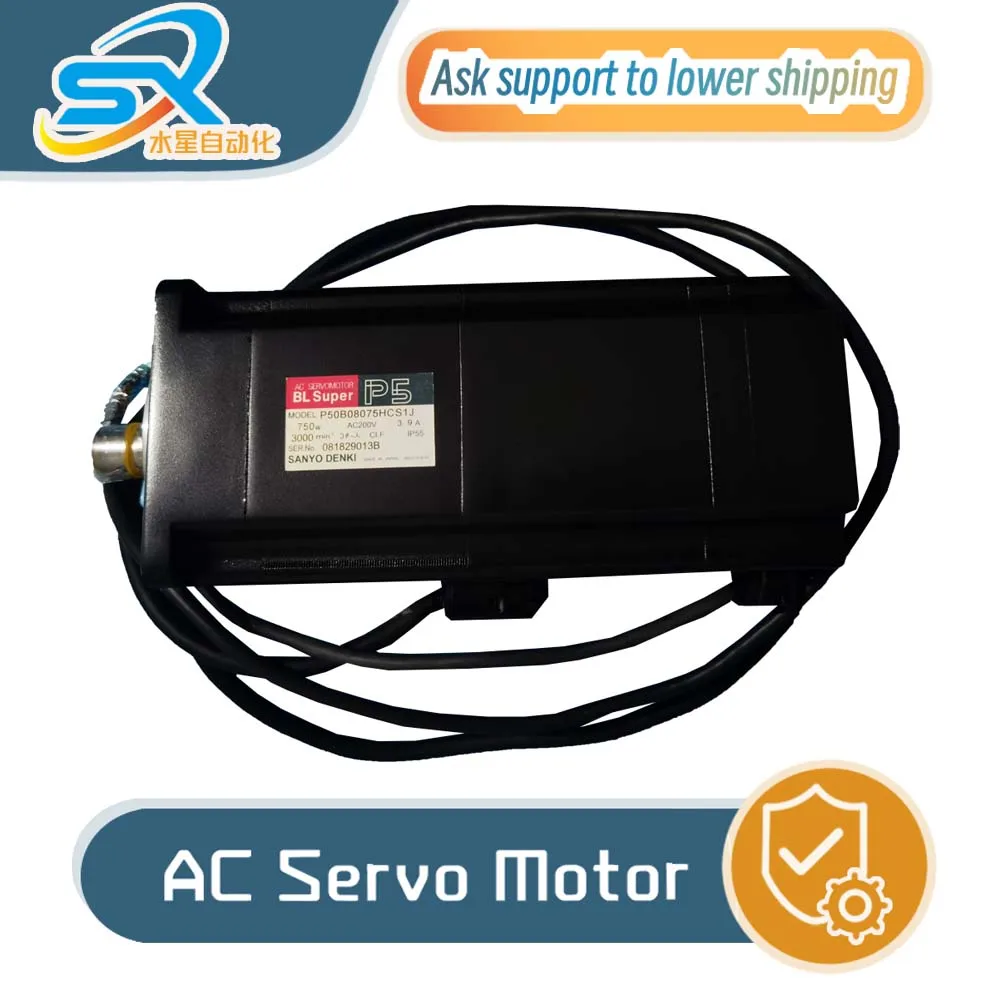 

100% TEST OK SANYO DENKI Servo Motor P50B08075HCS1J 750w For Industrial Automation