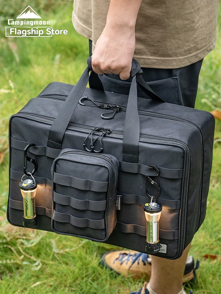 CAMPINGMOON BK-46 Large Capacity Storage Box for Camping IGT Module Combined Storage Bag Outdoor Tactical Divided Tool Kit