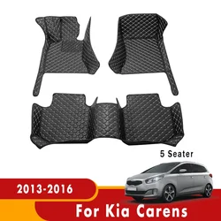 Car Floor Mats For Kia Carens 2016 2015 2014 2013 (5 Seats) Carpet Foot Pads Rugs Auto Styling Interior Custom Accessories Cover