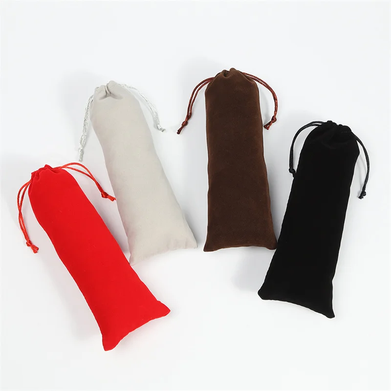 StoBag 50 قطعة حقيبة برباط مخملية طويلة من الفلانيل مجوهرات هدية حزمة تخزين مستحضرات التجميل المحمولة منظم الجيب الحقائب الجيب #2