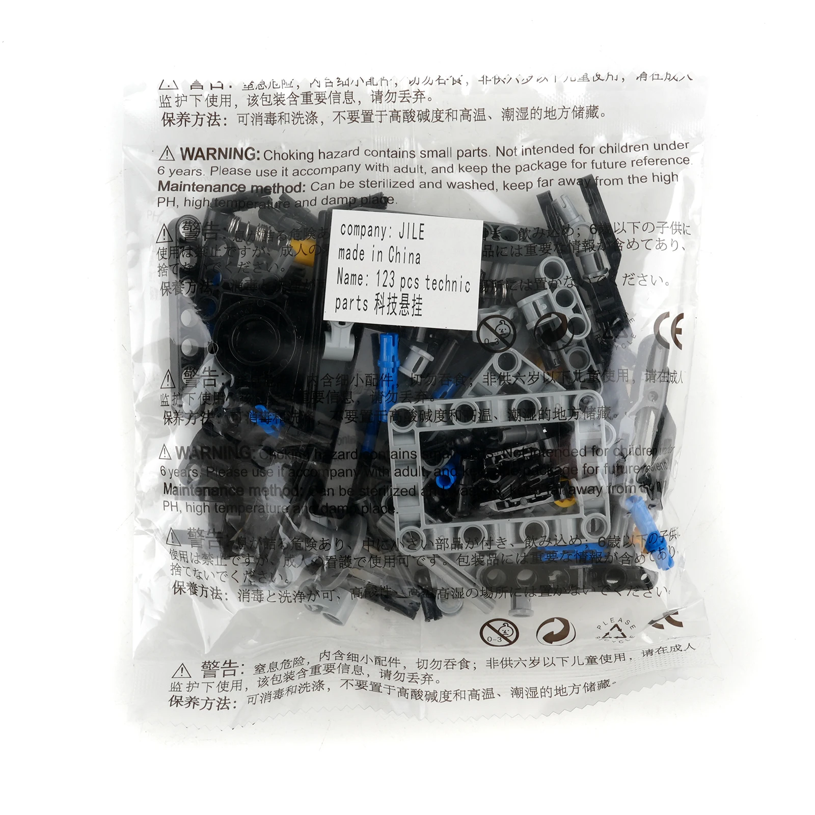 123PCS MOC Bulk Technical Pin Beam Set Liftarm Asse Connettore Pannello Ingranaggi Building Blocks Mattoni Parti di automobili Sospensione 3713 41677