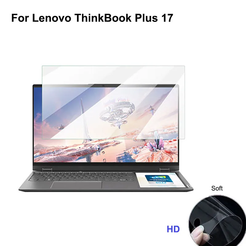 2PCs HD Hydrogel Film For Lenovo ThinkBook Plus 17 Screen Protector For Think Book Plus17 Anti Blue ray Soft Film Protection