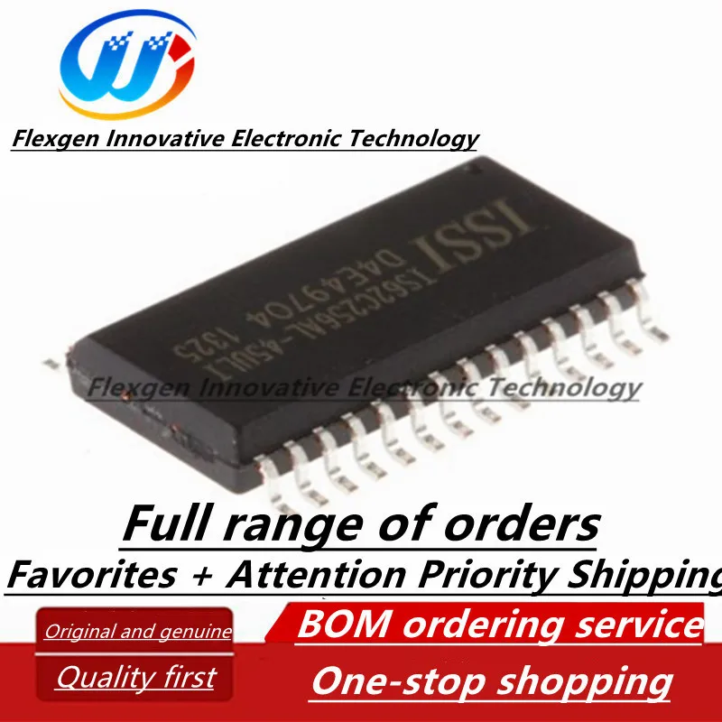 (10 pcs) IS62C256AL-45ULI memory RAM 256KB 45NS package SOP-28