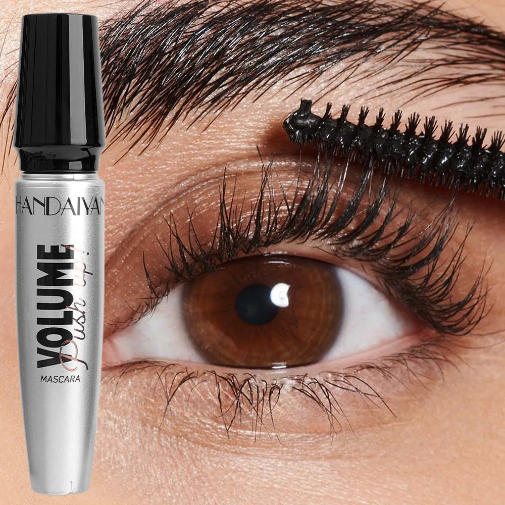 Mascara volume 5D pour extension de cils, cils noirs allongés, brosse à cils, maquillage de beauté, mascara longue tenue, cosmétiques coréens