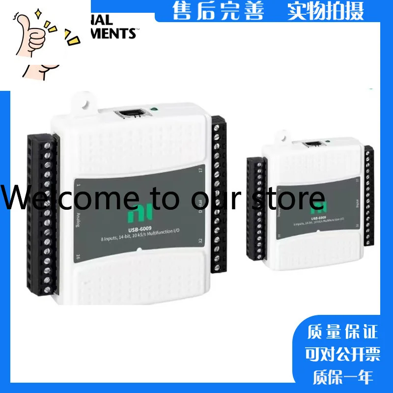 US NI USB-6009 Data Collection Card Wiring With Terminals 779026-01 Multi-function I/O Device