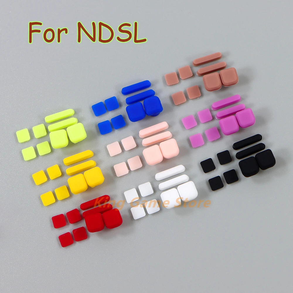 200sets/lot Replacement Screw Feet Pads for NDSL Game Console Screw Feet Cover Rubber Pad For Nintendo DS Lite 9 colors Optional