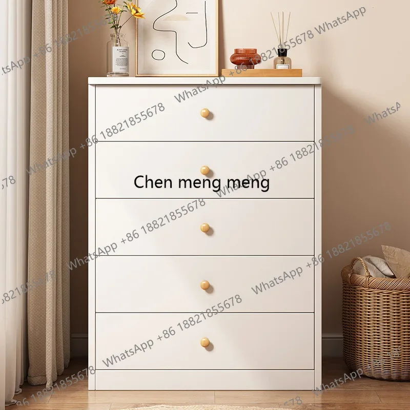 cc182Home Floor-standing Large Capacity Multi-layer Drawer Storage Cabinet Five-drawer Chest Balcony Cabinet Living Room Side C